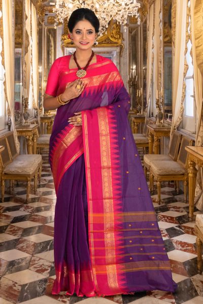 Gadwal Cotton Saree (adi84971)