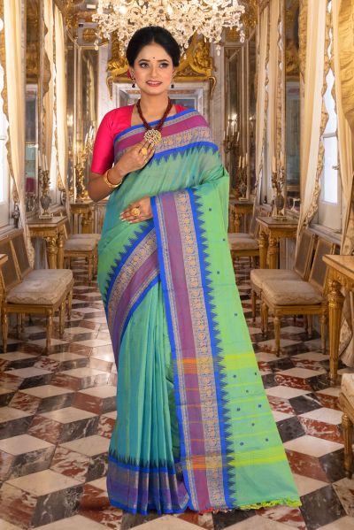 Gadwal Cotton Saree (adi84972)