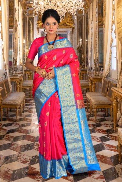 Pure Gadwal Silk Saree (adi84984)