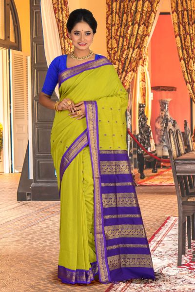 Gadwal Cotton Saree (adi85005)