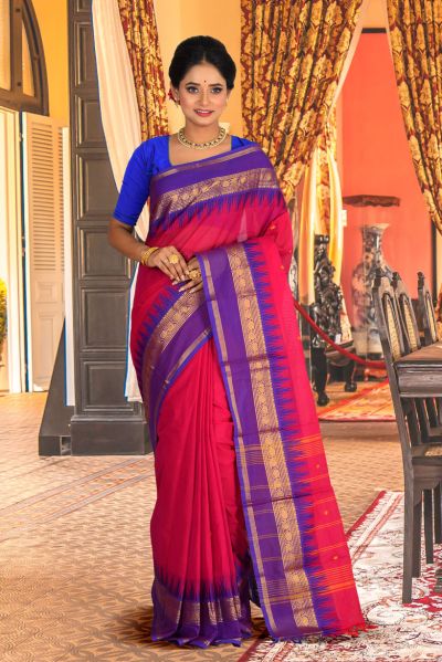 Gadwal Cotton Saree (adi85006)