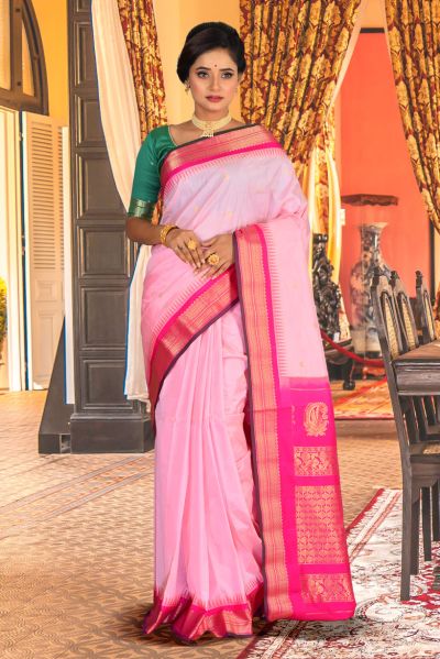 Pure Gadwal Silk Saree (adi85018)