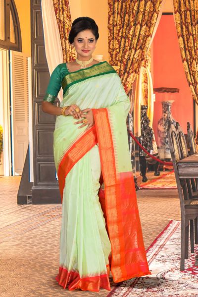 Pure Gadwal Silk Saree (adi85027)