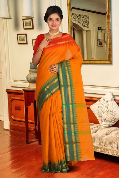 Gadwal Cotton Saree (adi85048)