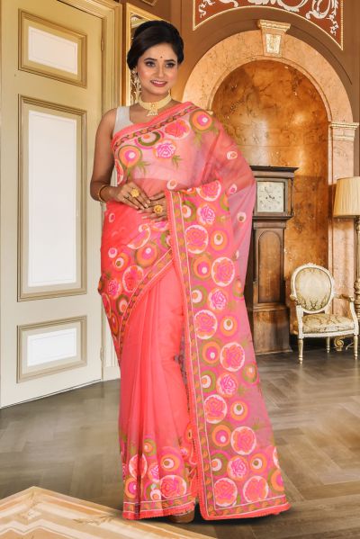 Muslin  Saree (adi85059)