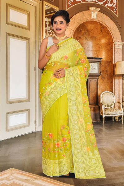 Muslin  Saree (adi85066)