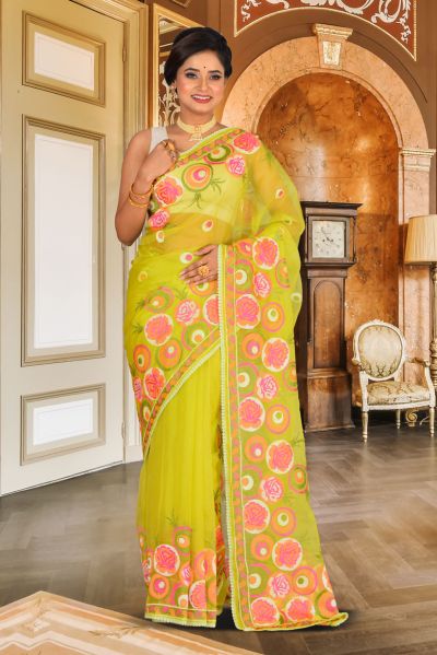 Muslin  Saree (adi85068)