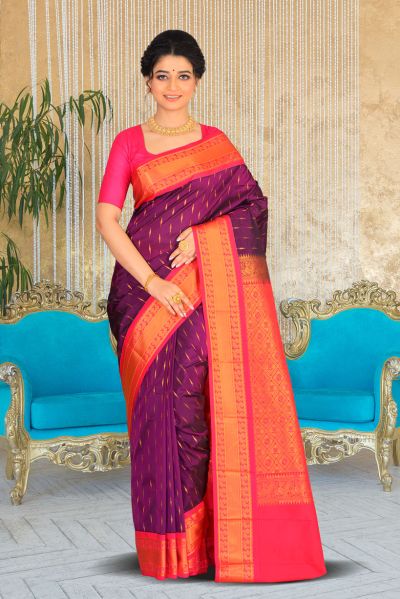 Kanjivaram Silk Saree (adi85087)