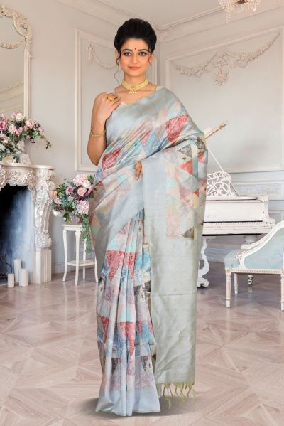 Tussar Silk Saree (adi85121)