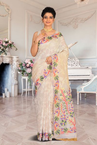 Tussar Silk Saree (adi85134)