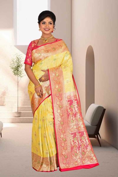 Korial Minakari Benarasi Silk Saree (adi85200)