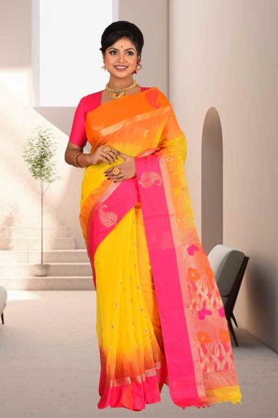 Handloom Cotton Saree (adi85211)