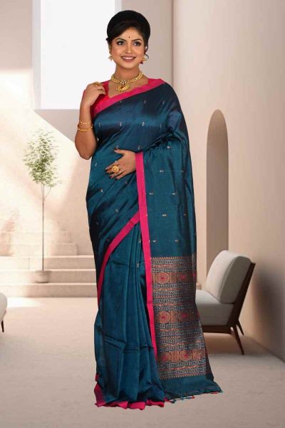 Handloom Cotton Saree (adi85215)