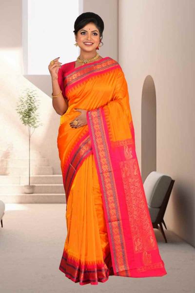 Gadwal Silk Saree (adi85216)