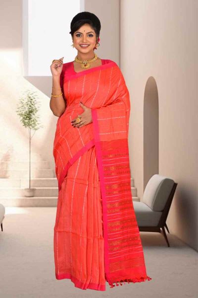 Handloom Cotton Saree (adi85219)