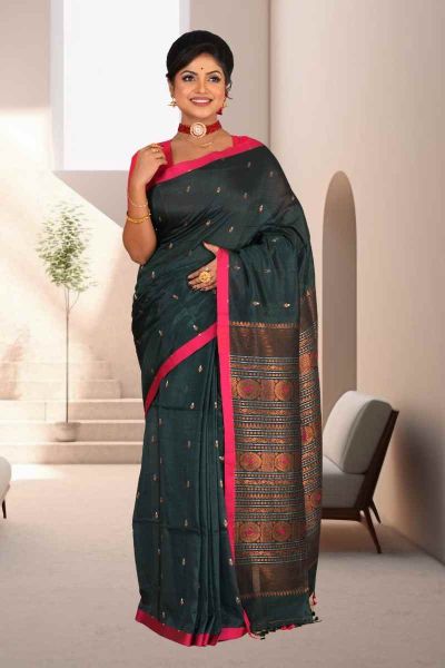 Handloom Cotton Saree (adi85223)