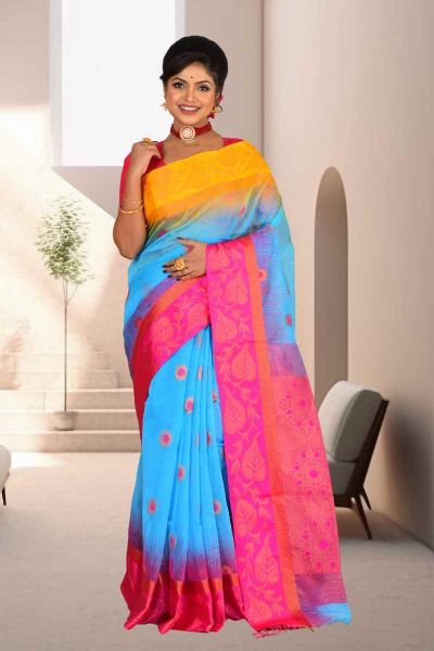 Handloom Cotton Saree (adi85236)