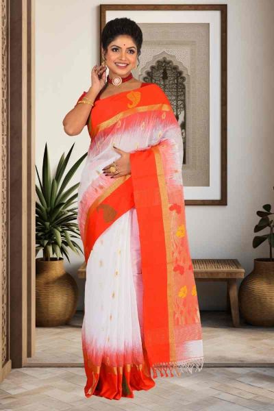 Handloom Cotton Saree (adi85260)