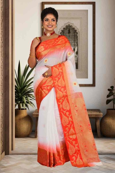 Handloom Cotton Saree (adi85261)