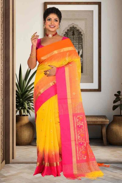 Handloom Cotton Saree (adi85268)