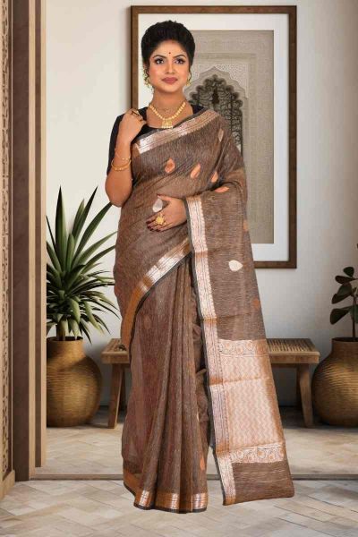 Tussar Silk Saree (adi85293)