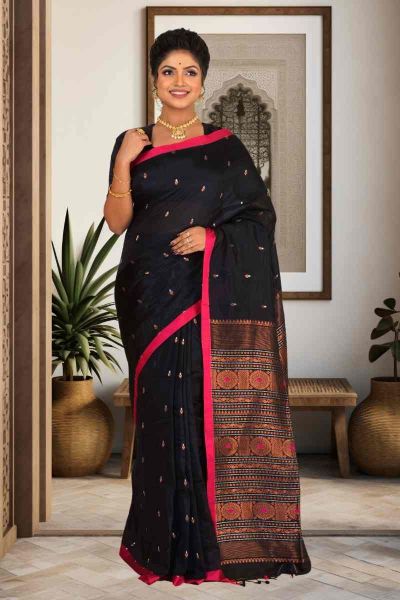 Handloom Cotton Saree (adi85307)