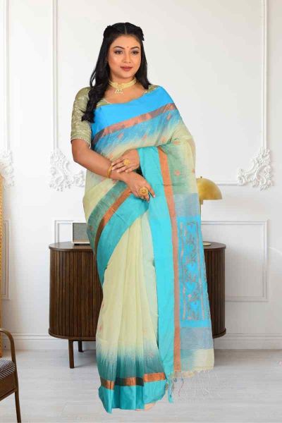 Handloom Cotton Saree (adi85334)