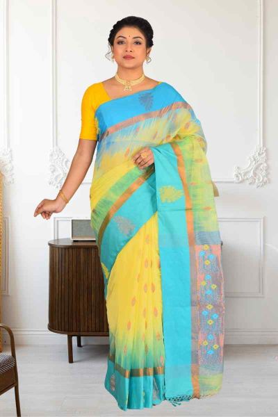 Handloom Cotton Saree (adi85337)