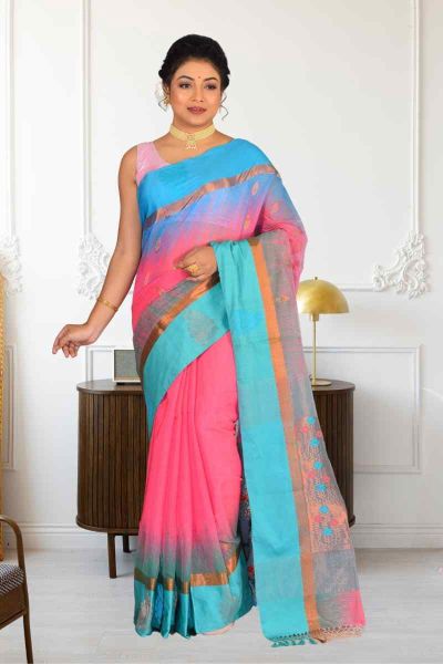 Handloom Cotton Saree (adi85348)