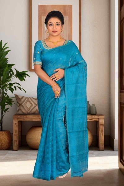 Soft Dhakai Jamdani Saree (adi85415)