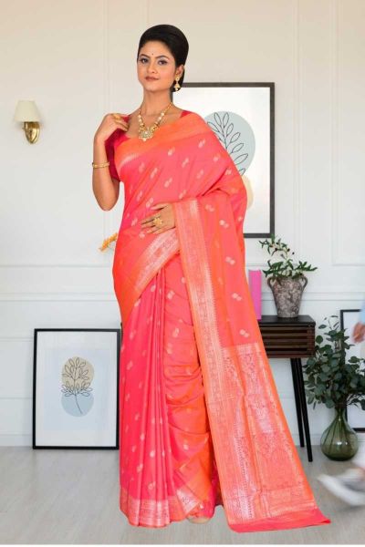 Semi Katan Silk Saree (adi85432)