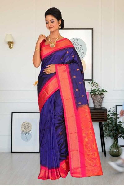 Gadwal Silk Saree (adi85437)