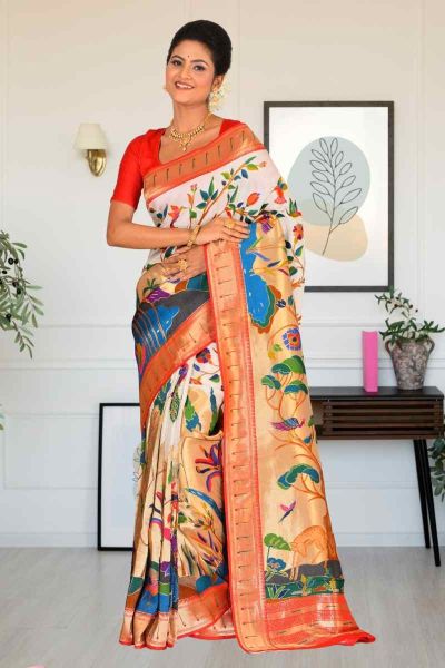 Mushru Silk Saree (adi85464)