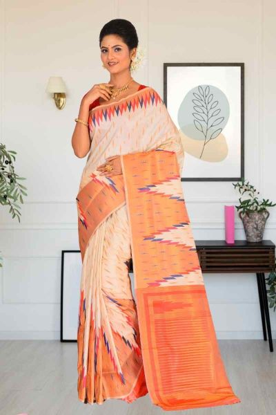 Semi Katan Silk Saree (adi85476)