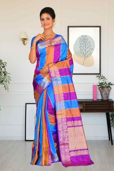 Pure Katan Silk Saree (adi85480)