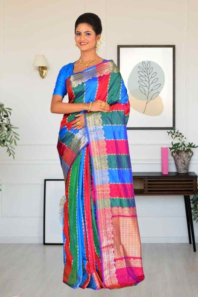 Pure Katan Silk Saree (adi85482)