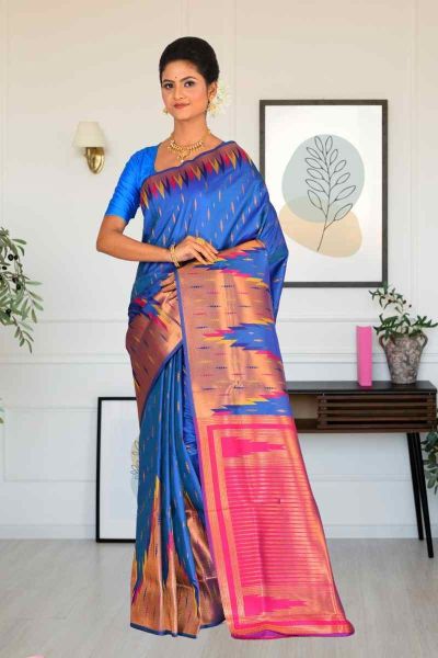 Semi Katan Silk Saree (adi85487)