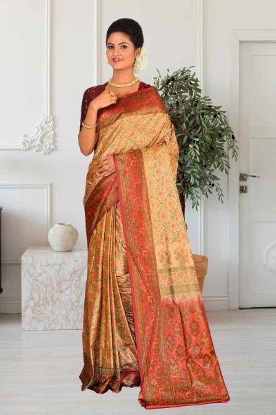 Pashmina Benarasi Silk Saree (adi85499)