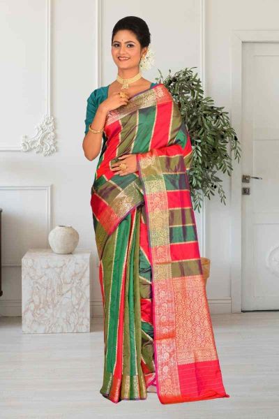 Pure Katan Silk Saree (adi85519)