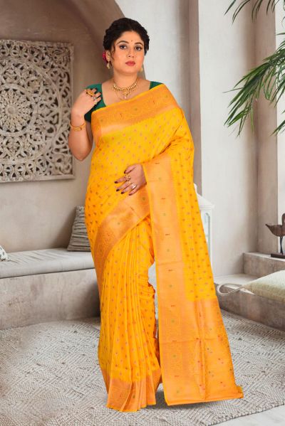 Semi Tussar Silk Saree (adi85593)