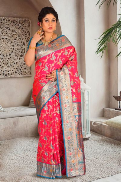 Semi Katan Silk Saree (adi85600)