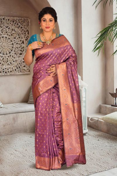 Semi Tussar Silk Saree (adi85608)