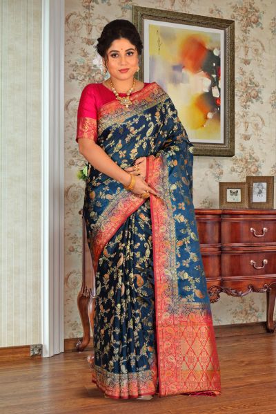 Organza Silk Saree (adi85633)