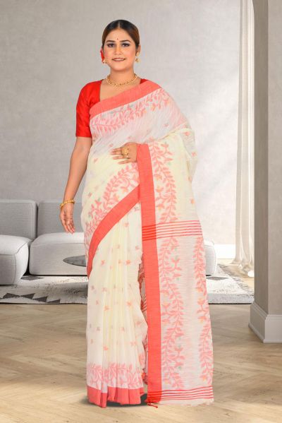 Handloom Cotton Saree (adi85638)