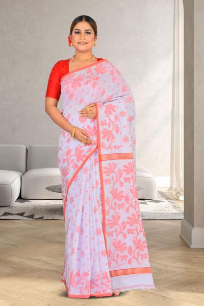 Handloom Cotton Saree (adi85647)