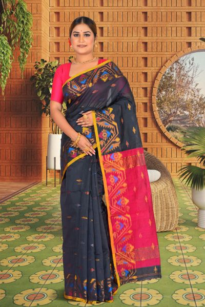 Handloom Cotton Saree (adi85654)