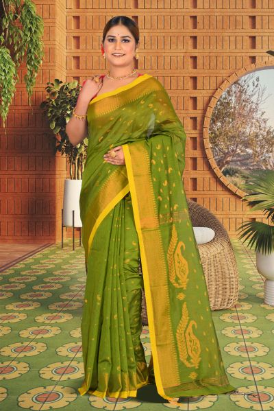 Handloom Cotton Saree (adi85658)