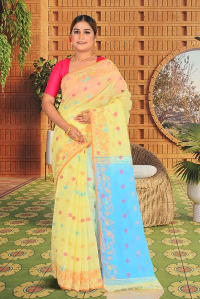 Handloom Cotton Saree (adi85659)