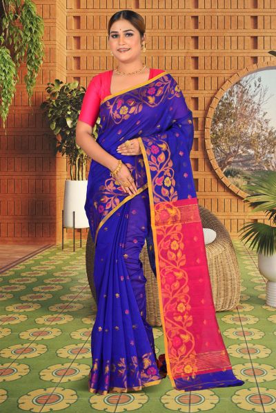 Handloom Cotton Saree (adi85660)