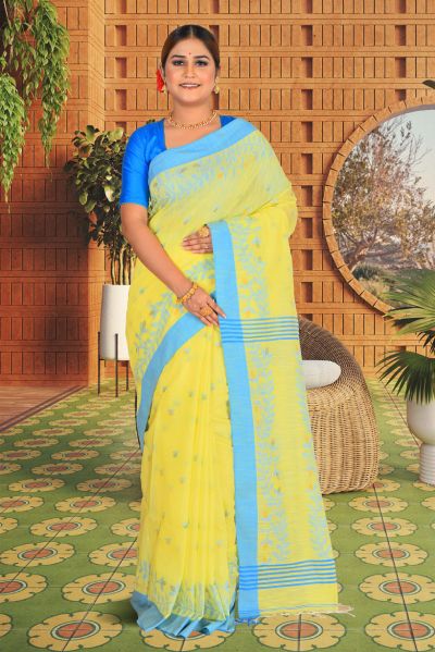 Handloom Cotton Saree (adi85667)